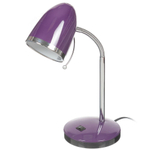 Светильник настольный на подставке, E27, 40 Вт, фиолетовый, Camelion, KD-308 C12, 11481