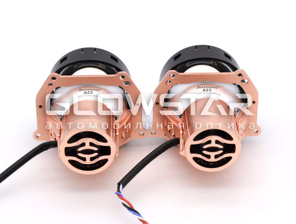 Билед модули Aozoom A23 2024 3.0 дюйма, 2 чипа, 5500K, 12V, 58W/67W, крепление 3R (комплект, 2шт)