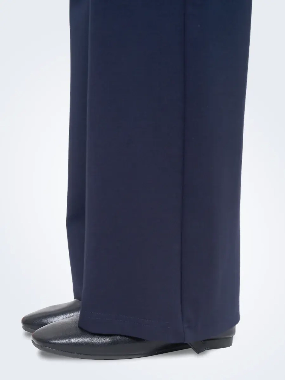 Брюки палаццо для девочки школьные на резинке