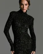 Платье макси Nova, Черный