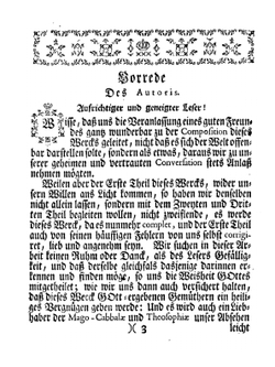 Herrn Georgii von Welling Opus mago-cabbalisticum et theosophicum: darinnen der Ursprung, Natur, Eigenschaften und Gebrauch des Saltzes, Schwefels und Mercurii in dreyen Theilen beschrieben | G.von Welling