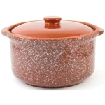 Горшок- сотейник 1,5л (мрамор коричневый)1ГС3мк-6