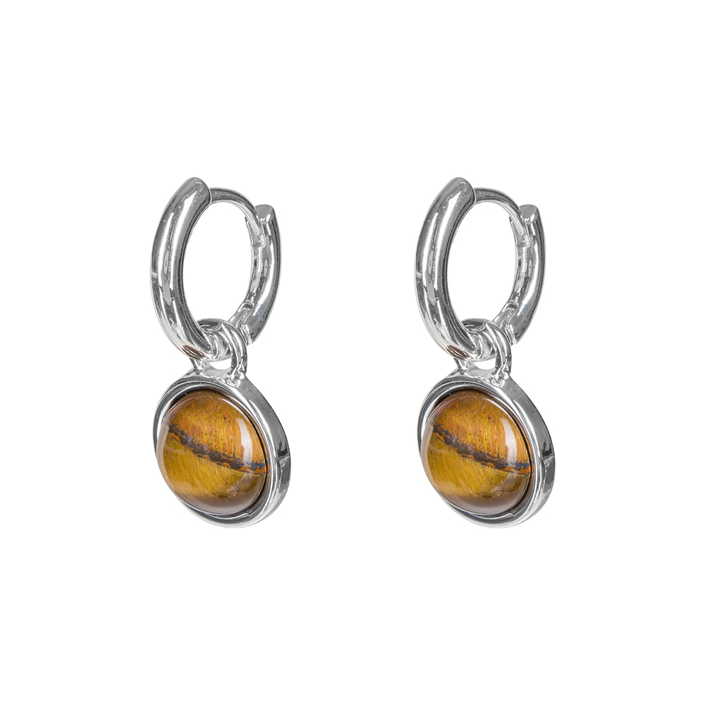 Серьги Fiore Luna TIGER EYE LE1115 BR/S
