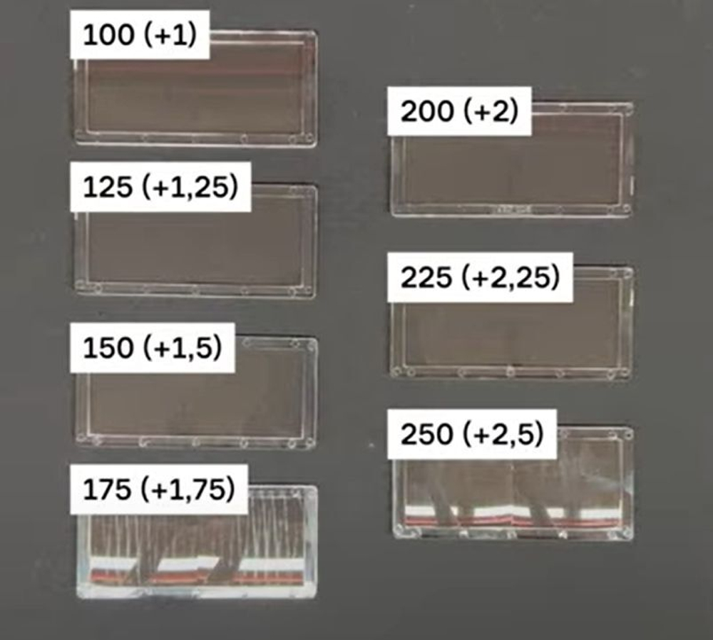 Диоптрическая линза 100 (+1) из оптического поликарбоната для сварочной маски