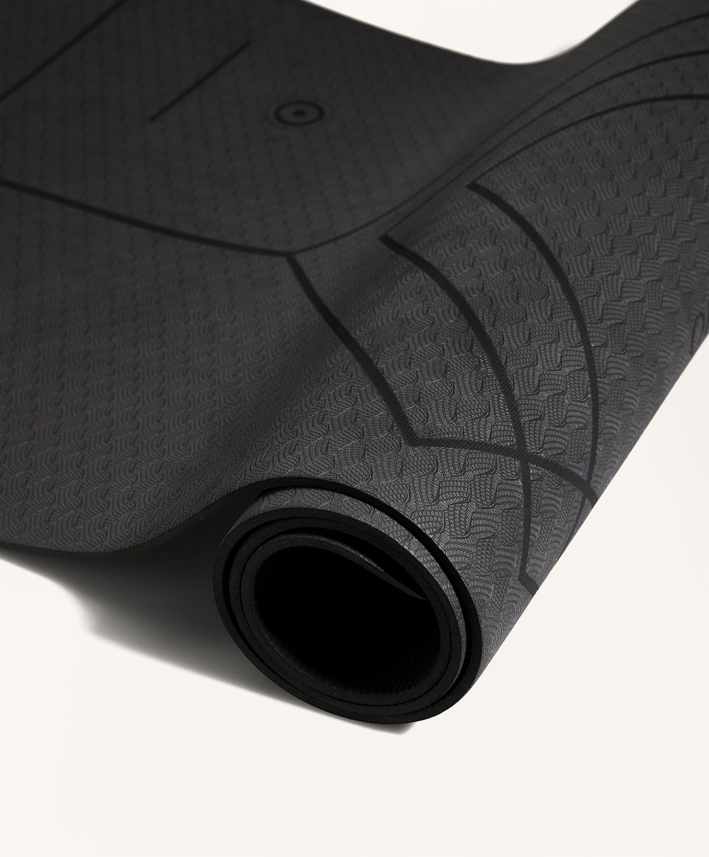 OYSHO Коврик для йоги толщиной 5 мм, антрацитово-серый