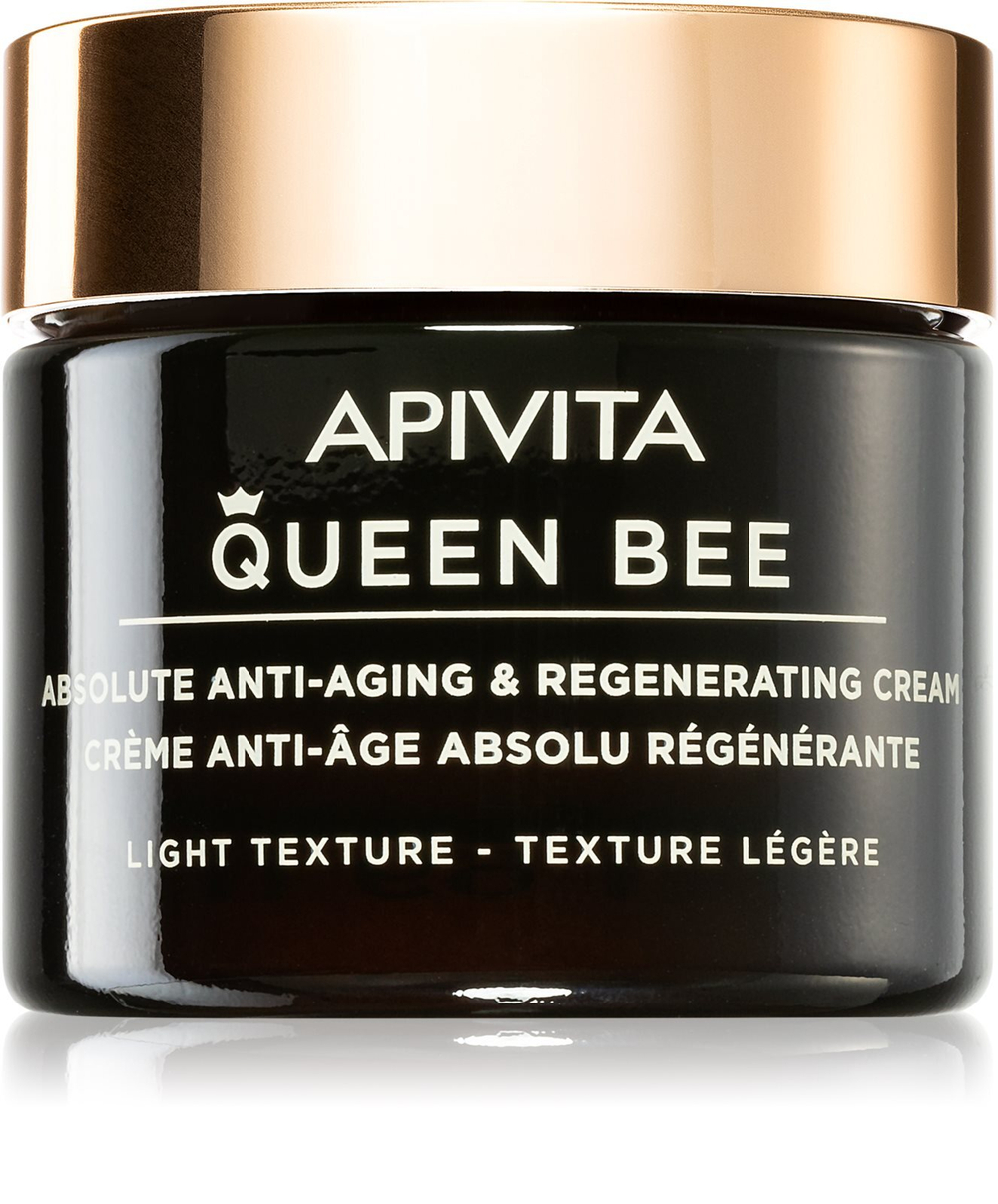 Apivita Queen Bee - легкий регенерирующий антивозрастной крем /   50  ml  / GTIN 5201279080921