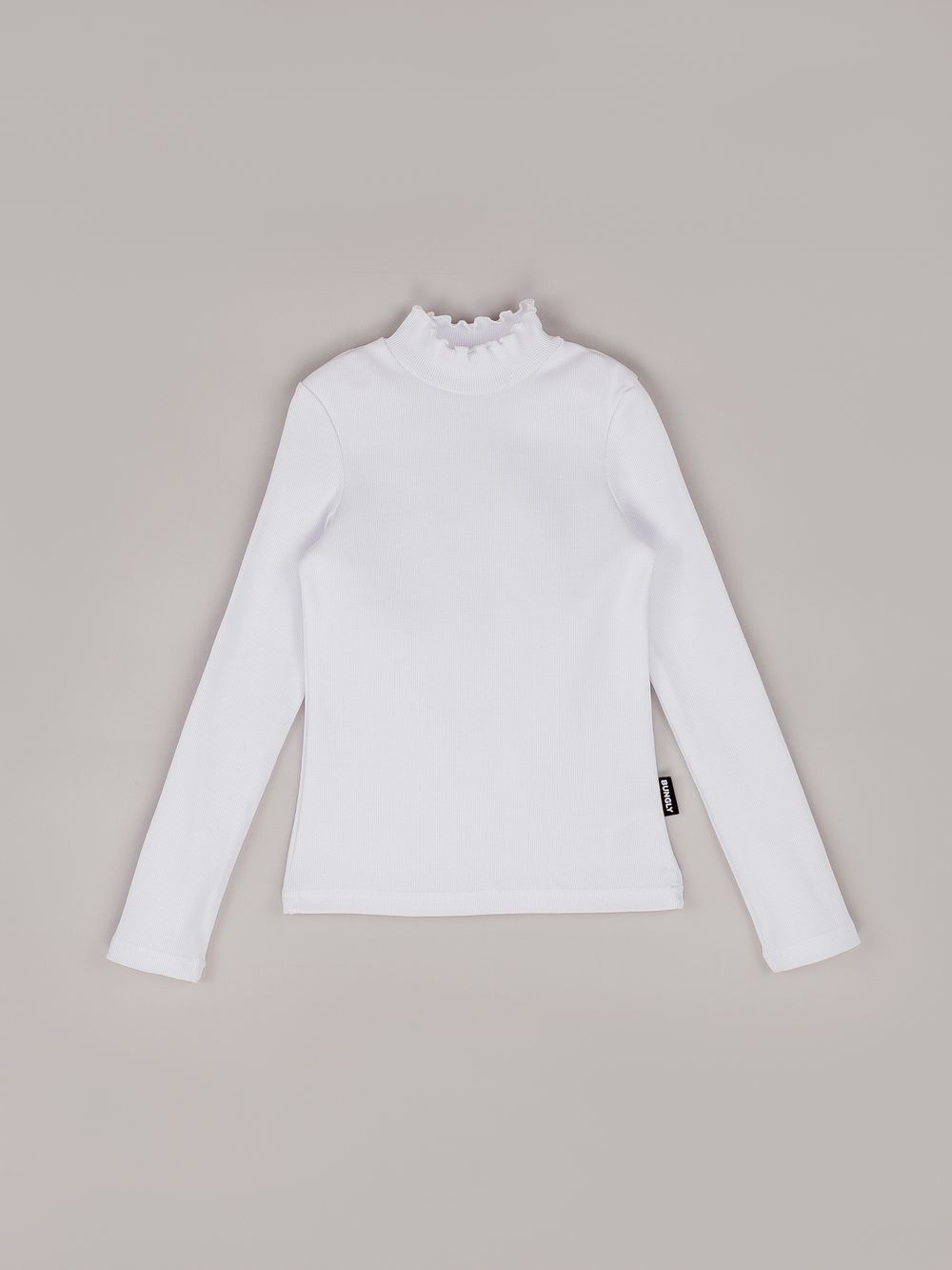 Бадлон с волнистым воротом "Белый" 7+