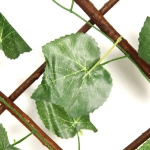 Забор декоративный «Кленовый лист» при ширине 2 м высота 0,95 м (h-1,2м в сложенном), Зеленый