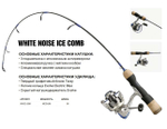 Комбо набор для зимней рыбалки 13 FISHING White Noise Ice Combo M 26"