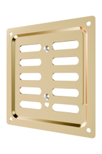 Решетка вентиляционная MER регулируемая 100x100 окрашенная сталь Gold ERA