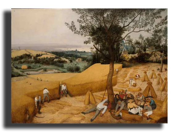 Репродукция "Питер Брейгель - Жатва"