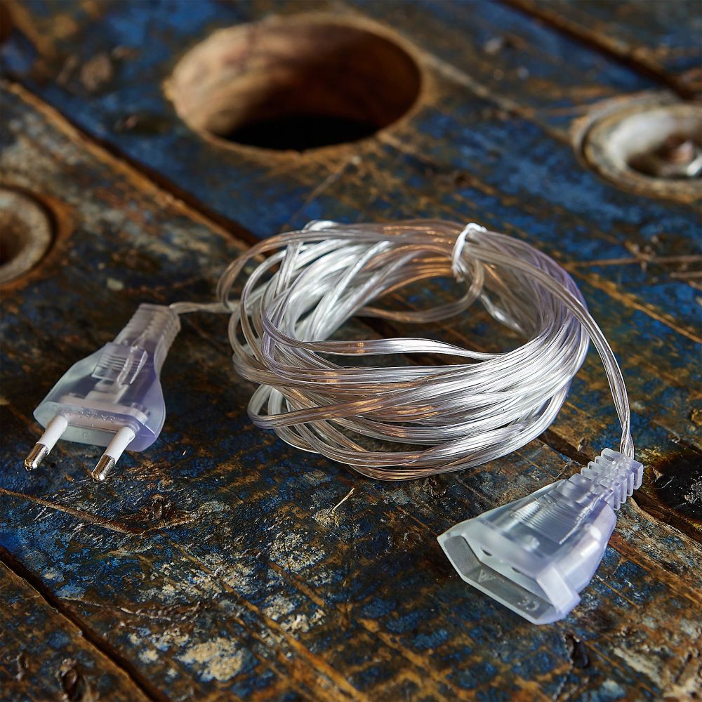 UCX-Y25-100W-1000 CLEAR Удлинитель для подключения гирлянд. 10м. 100 Вт. Тип Y25. Прозрачный. ТМ Uniel