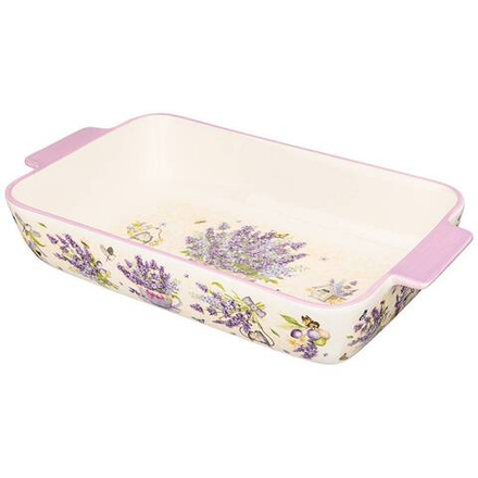 БЛЮДО ДЛЯ ЗАПЕКАНИЯ "ЛАВАНДА" ПРЯМОУГ3,6 Л 39*22,5*7,5 СМ