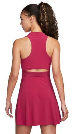 Теннисное платье Nike Court Dri-Fit Advantage Club Dress - noble red/black