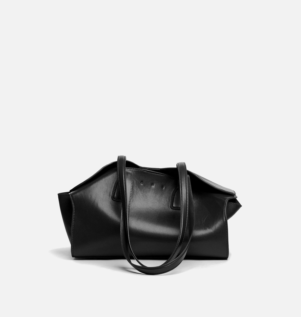 Сумка из натуральной кожи CONTOUR M Coal
