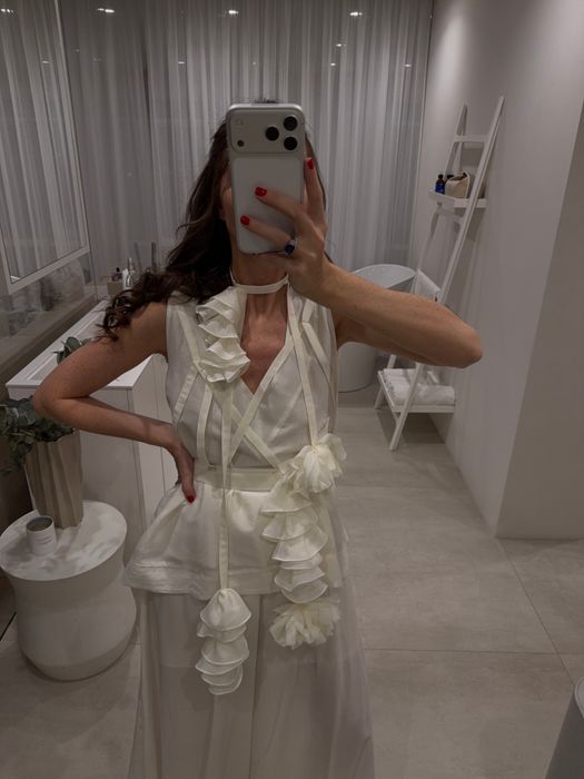 БРЮКИ АВЭЛЬ МОЛОЧНЫЙ