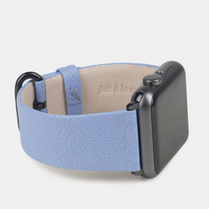 Ремешок для Apple Watch 40/41/42 mm из кожи козы, василькового цвета