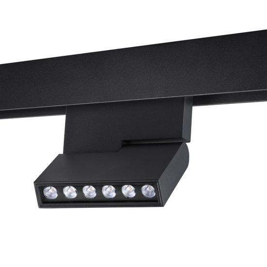 359494 SHINO NT24 138 черный Трековый низковольт. св-к диммир. со сменой цв.температуры, пульт ДУ/Tuya Smart Life IP20 LED 12W 48V 3000-6500K FLUM