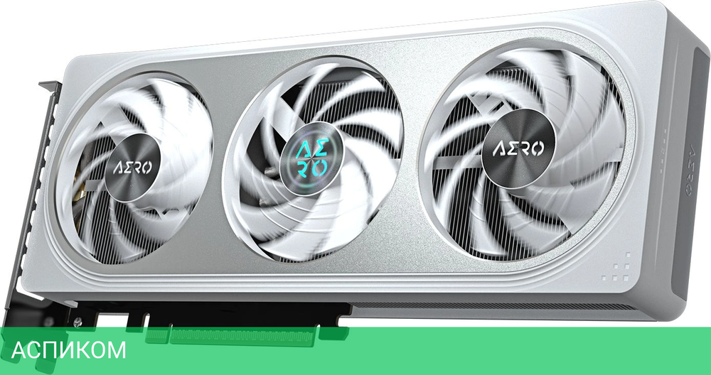 Видеокарта GigaByte GeForce RTX 5060 Aero OC 8G GDDR7 (GV-N5060AERO OC-8GD)