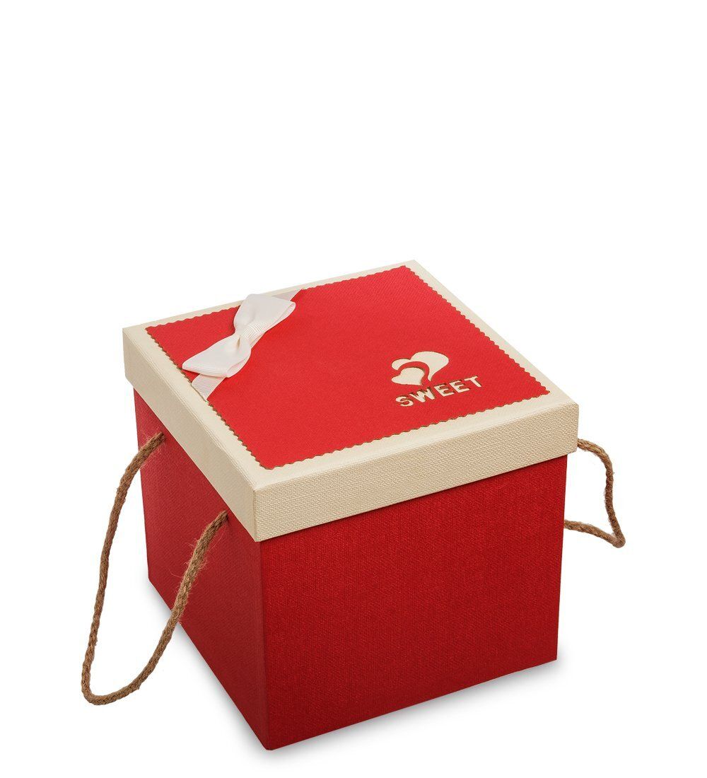 WG-64/1-A Коробка подарочная «Квадрат» цв.красный