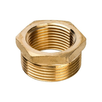 Футорка STOUT SFT 0028 - 1"1/4 x 1" (для стальных труб, латунь без покрытия)