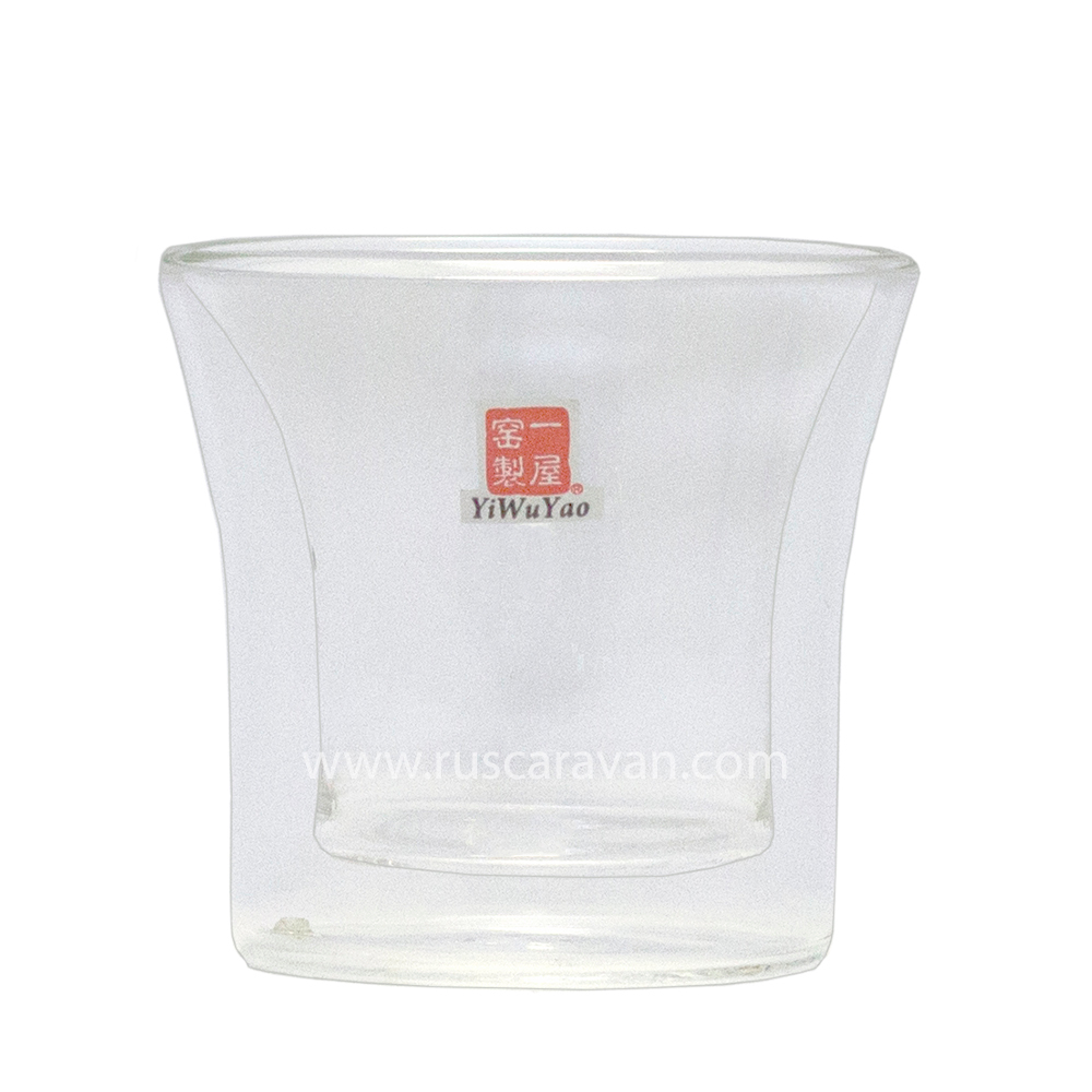 183570 Пиала "необжигайка" с двойными стенками 40мл, с двойн. стенками, стекло