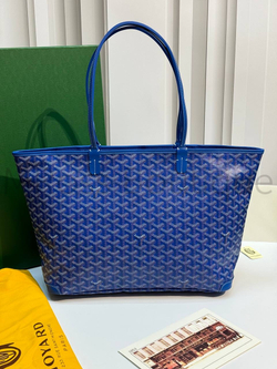 Синяя сумка шоппер Artois PM Maison Goyard