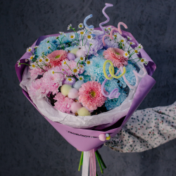 106. Дофаминовый букет в пастельных оттенках