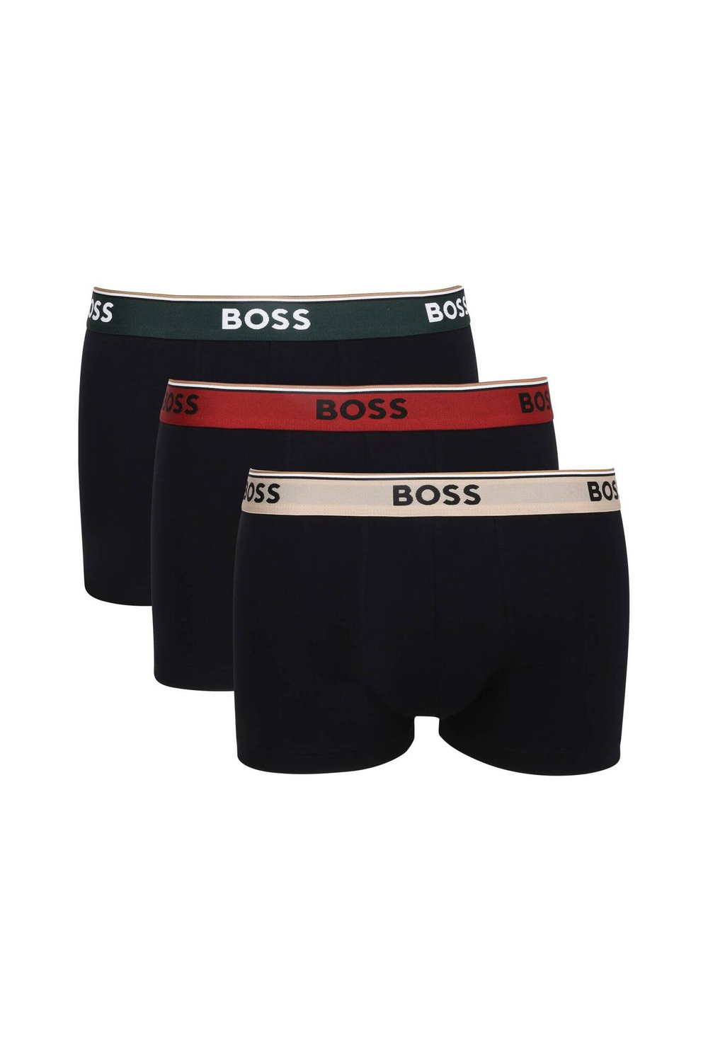 Трусики-боксеры 3шт. BOSS BLACK - черный(50517827)