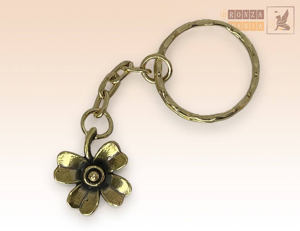 брелок Клевер четырехлистный