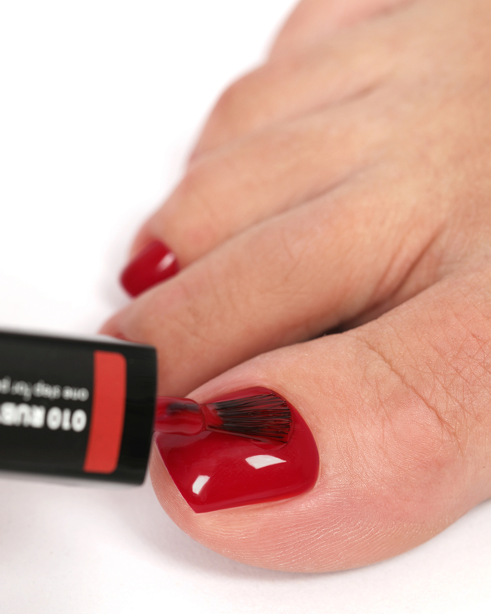 E.MiLac for pedicure Рубиновый №10, 9 мл
