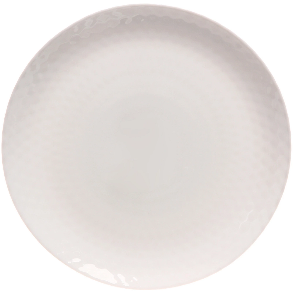 Тарелка «White magic» 25*2см стеклокерамика Ромбы