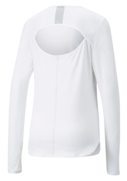 Женская теннисная футболка (dł. Рукава) Puma Run Cloudspun Marathon Long Sleeve - белый