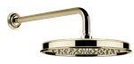 Верхний душ Gessi Venti20, настенный, Ø300 мм, цвет Brass PVD