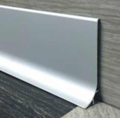 Плинтус пристеночный анодированный алюминий Euroline ВА70/18 АС