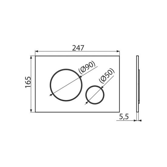 Инсталляция AlcaPlast AM101/1120-4:1 RU M671-0001, кнопка M671 хром, с шумоизоляцией