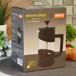 Френч-пресс 0,8л "La Caffetteria" в пластиковом корпусе, цвет черный