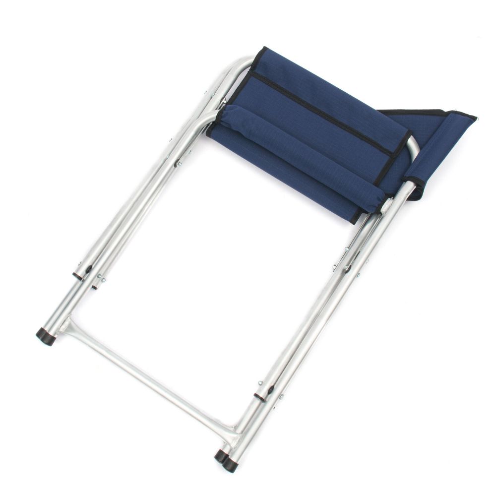 Кресло складное СЛЕДОПЫТ, 560х470х830 мм, алюминий 22 мм, синий/2/