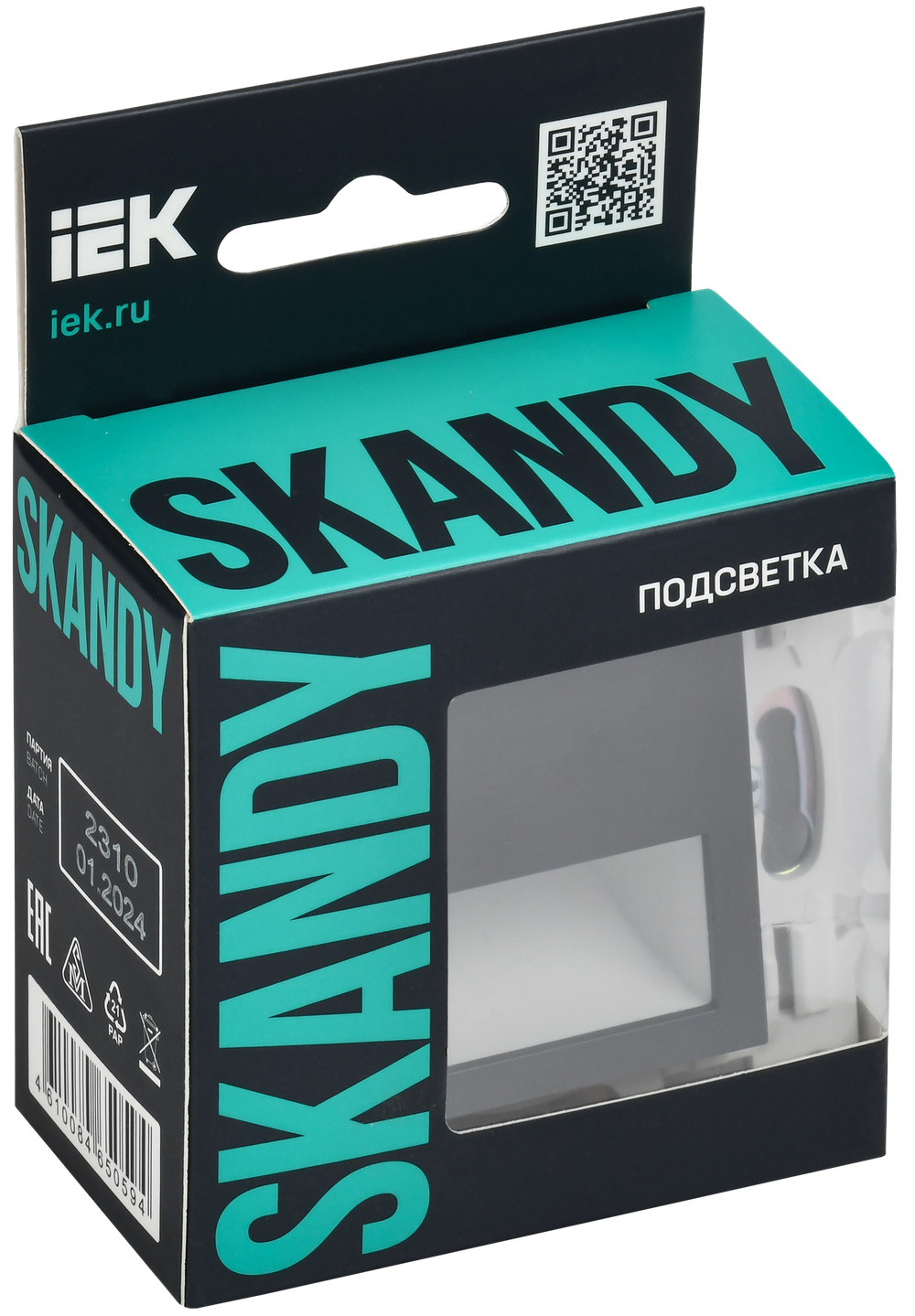 SKANDY Подсветка LED встраиваемая SK-L01T титан IEK