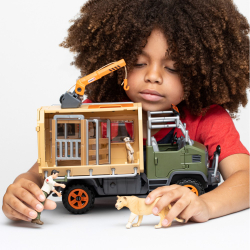 Schleich S 42475 — Игровой набор Schleich грузовик спасения животных 45 деталей — фото 19