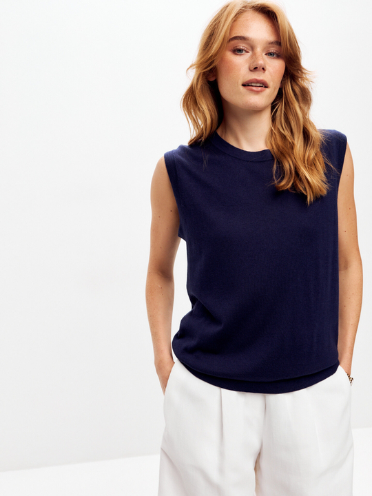 Топ из шелка и кашемира