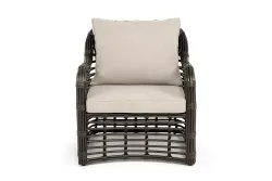 "Ницца" кресло из искусственного ротанга, цвет бронзовый