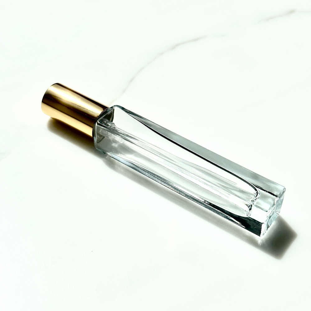 10 КОМПЛЕКТОВ: Флакон POCKET LINE 10 ml FEA 13, колпачок ALUCAP GOLD, спрей FEA 13 самозащелкивающийся GOLD с кольцом
