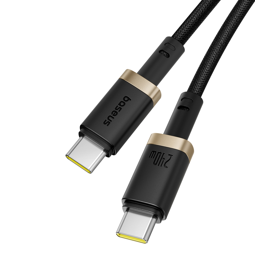 USB-C Кабель Baseus Dura Charging+Data 240W 1m - Gold Black