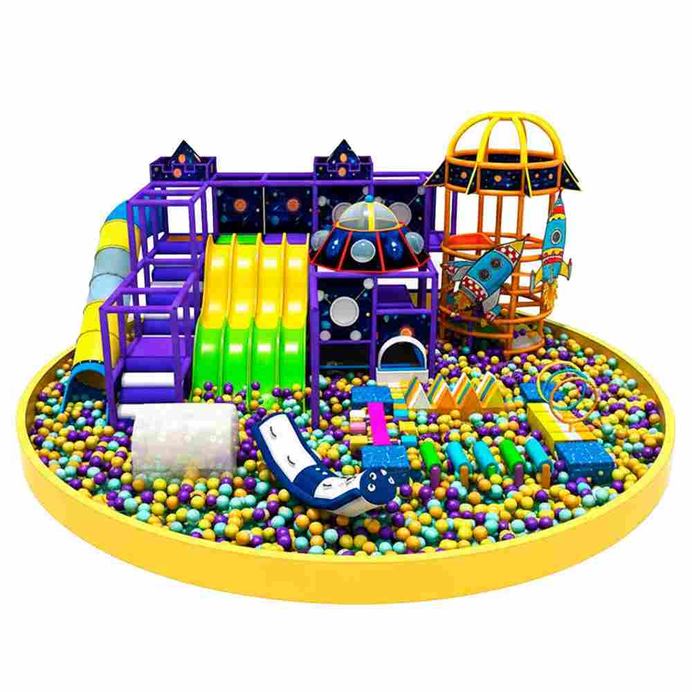 Сухой бассейн круглый «Звездное небо», 10х10х4,5 м — для детских развлекательных центров