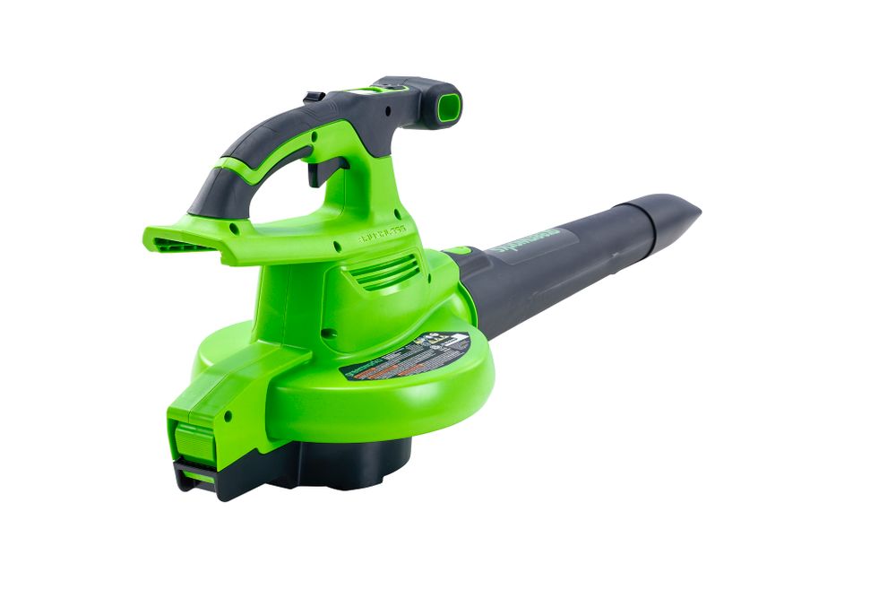 Аккумуляторный воздуходув пылесос Greenworks GD40BVK8, (2406907UH) ,40v, АКБ 8 А·ч и ЗУ