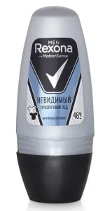 Дезодорант REXONA MEN Прозрачный лёд Невидимый 50 мл. /карандашl/