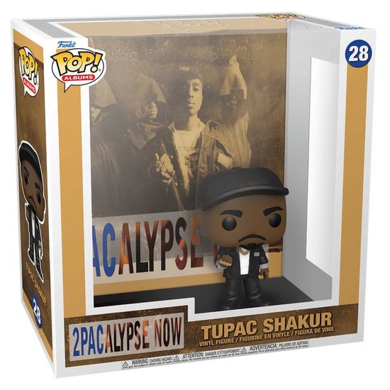 Фигурка Funko POP! Albums Tupac 2pacalypse Now Tupac Shakur (28) 61426 / Фигурка хип-хоп музыканта, Тупак Шакур