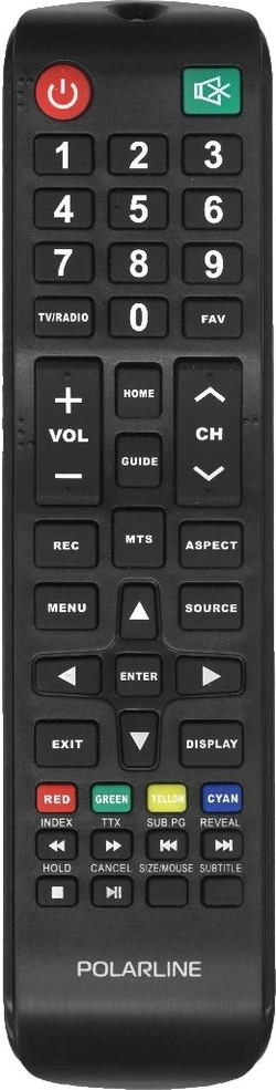 Пульт ОРИГИНАЛЬНЫЙ Polarline HH-4408-04-Home (PTV24SN04Z) 58PU55STC-SM