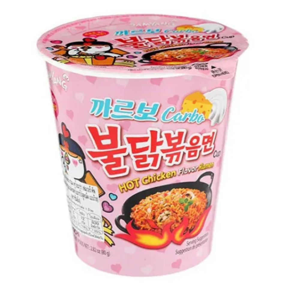 Лапша "Samyang" со вкусом курицы в соусе карбонара 80гр
